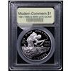 Image 2 : Proof 1991-1995-w WWII Modern Commem Dollar $1 Graded GEM++ Proof Deep Cameo By USCG