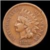 Image 2 : 1878 Indian Cent 1c Grades xf