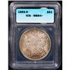 Image 2 : 1883-o Morgan Dollar $1 Graded ms64+ By ICG
