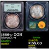 Image 1 : PCGS 1886-p Morgan Dollar OGH $1 Graded ms63 By PCGS