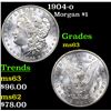 Image 1 : 1904-o Morgan Dollar $1 Grades Select Unc