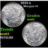 Image 1 : 1921-s Morgan Dollar $1 Grades Select Unc