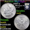 Image 1 : ***Auction Highlight*** 1897-o Morgan Dollar $1 Graded Select Unc By USCG (fc)