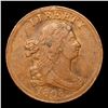 Image 2 : ***Auction Highlight*** 1808 Draped Bust Half Cent C-3 1/2c Grades Select Unc BN By SEGS (fc)
