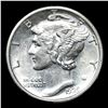 Image 2 : 1925-s Mercury Dime 10c Grades Select Unc