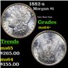 Image 1 : 1882-s Morgan Dollar $1 Grades Choice+ Unc