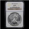 Image 2 : ***Auction Highlight*** NGC 1997-p Silver Eagle Dollar $1 Graded ms69 BY NGC (fc)