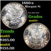 Image 1 : 1880-s Morgan Dollar $1 Grades Choice+ Unc