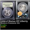 Image 1 : 1986-d Statue Of Liberty Modern Commem Half Dollar 50c Graded ms69 By USCG.
