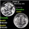 Image 1 : 1944-p Mercury Dime 10c Grades Choice+ Unc