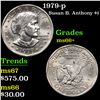 Image 1 : 1979-p Susan B. Anthony Dollar 1 Grades GEM++ Unc