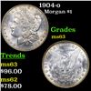 Image 1 : 1904-o Morgan Dollar $1 Grades Select Unc