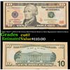 Image 1 : **Star Note** 2004-A $10 Green Seal Federal Reserve Note Signatures Cabral & Snow Grades Gem++ CU