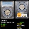 Image 1 : PCGS 1956-d Washington Quarter 25c Graded ms66 By PCGS