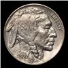 Image 2 : 1937-d Buffalo Nickel 5c Grades Choice+ Unc