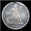 Image 2 : 1885-p Seated Liberty Dime 10c Grades vg details