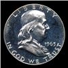 Image 2 : Proof 1963-p Franklin Half Dollar 50c Grades GEM+ Proof