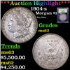 Image 1 : ***Auction Highlight*** 1904-s Morgan Dollar $1 Graded Select Unc By USCG (fc)