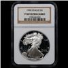 Image 2 : Proof NGC 1990-s Silver Eagle Dollar $1 Graded pr69 dcam BY NGC