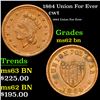 Image 1 : 1864 Union For Ever Civil War Token 1c Grades Select Unc BN