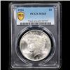 Image 2 : PCGS 1924-p Peace Dollar $1 Graded ms65 By PCGS