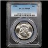 Image 2 : PCGS 1960-p Franklin Half Dollar 50c Graded ms65 By PCGS