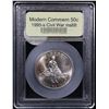 Image 2 : 1995-s Civil War Modern Commem Half Dollar 50c Graded Gem++ Unc By USCG