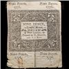 Image 3 : Colonial Currency Connecticut Jun 19, 1776 Fr-CT206 9 pence Printed By T. Green Slash Cancelled Gra