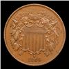 Image 2 : 1866 Two Cent Piece 2c Grades Select AU