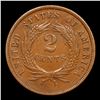 Image 3 : 1866 Two Cent Piece 2c Grades Select AU