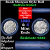 Image 1 : Buffalo Nickel Shotgun Roll in Old Bank Style 'Bell Telephone'  Wrapper 1920 & D Mint Ends