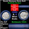 Image 1 : Buffalo Nickel Shotgun Roll in Old Bank Style 'Bell Telephone'  Wrapper 1923 & D Mint Ends