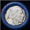 Image 2 : Buffalo Nickel Shotgun Roll in Old Bank Style 'Bell Telephone'  Wrapper 1923 & D Mint Ends
