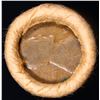 Image 2 : Mixed small cents 1c orig shotgun roll, 1915-d Wheat Cent, 1892 Indian Cent other end, brinks Wrappe