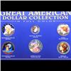 Image 2 : Great American Dollar Collection in Full Color! - 6 Coin Set in Case w/ COA