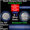 Image 1 : Buffalo Nickel Shotgun Roll in Old Bank Style 'Bell Telephone'  Wrapper 1923 & D Mint Ends