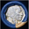 Image 2 : Buffalo Nickel Shotgun Roll in Old Bank Style 'Bell Telephone'  Wrapper 1920 & D Mint Ends