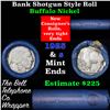Image 1 : Buffalo Nickel Shotgun Roll in Old Bank Style 'Bell Telephone'  Wrapper 1925 & S Mint Ends