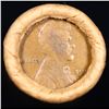 Image 2 : Mixed small cents 1c orig shotgun roll, 1918-d Wheat Cent, 1896 Indian Cent other end, brinks Wrappe