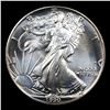 Image 2 : 1990 Silver Eagle Dollar $1 Grades GEM+++ Unc