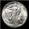 Image 2 : 1945-d Walking Liberty Half Dollar 50c Grades GEM Unc