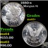 Image 1 : 1880-s Morgan Dollar $1 Grades Select+ Unc