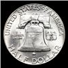 Image 3 : 1948-p Franklin Half Dollar 50c Grades Choice Unc FBL