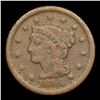 Image 2 : 1846 Sm Date Braided Hair Large Cent 1c Grades VF Details