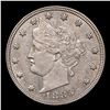 Image 2 : 1883 N/C Liberty Nickel 5c Grades Select Unc