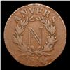 Image 2 : 1814 France 5 Centimes Atnwerp 5c Grades vf+