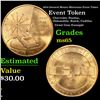 Image 1 : 1954 General Motors Motorama Event Token Grades GEM Unc