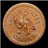 Image 2 : (1863) US Copper Civil War Token 1c Grades Select Unc BN