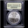 Image 2 : 1996-s CommuniTy Service Modern Commem Dollar $1 Graded GEM++ Unc By USCG