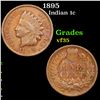 Image 1 : 1895 Indian Cent 1c Grades vf++